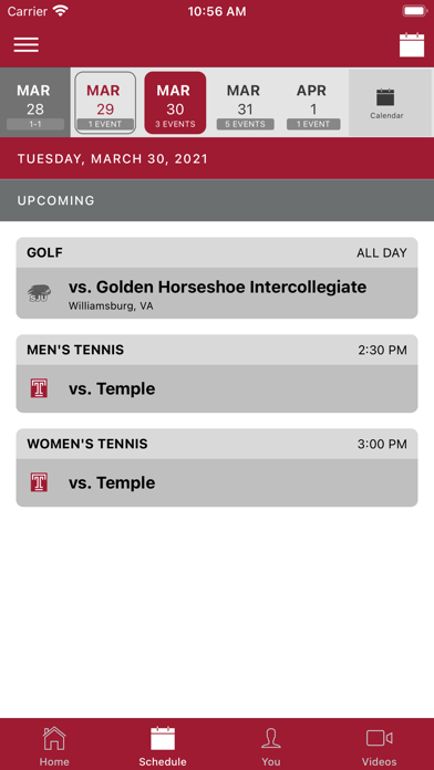 Saint Joseph's Hawks Screenshot