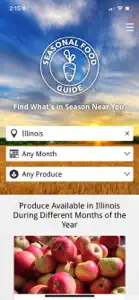Seasonal Food Guide screenshot #5 for iPhone