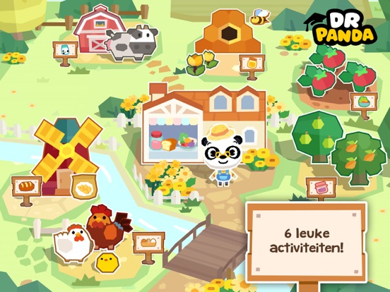 Dr. Panda Boerderij iPad app afbeelding 1