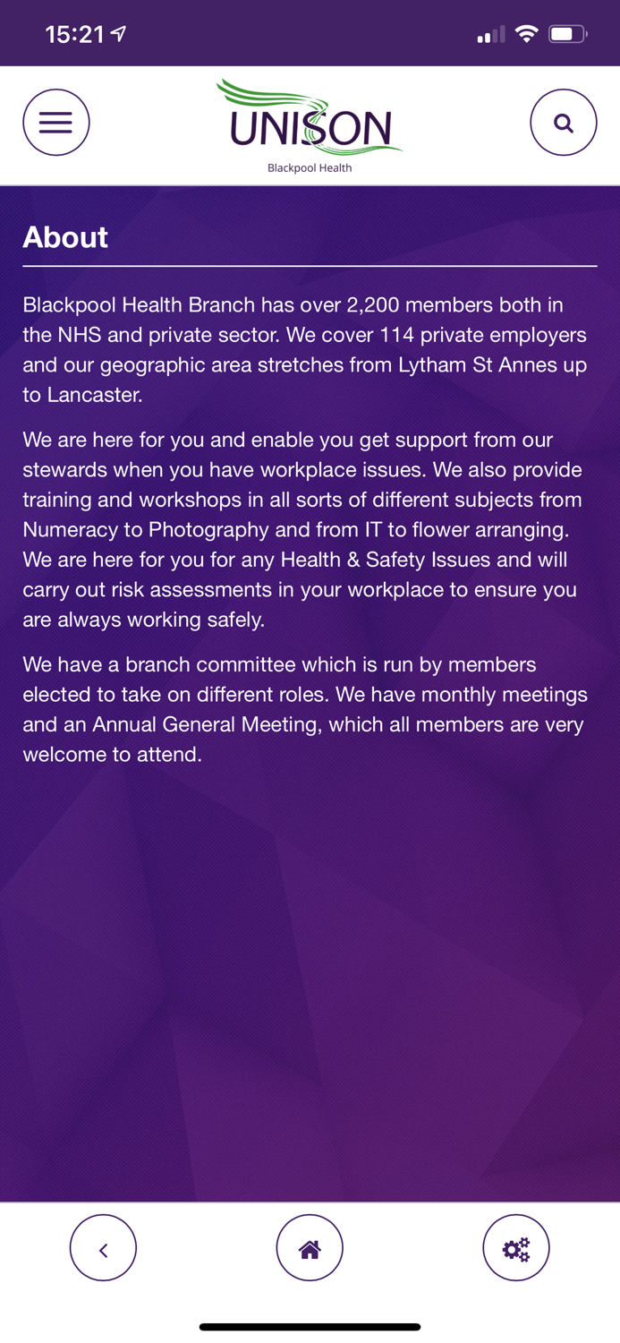 Unison Blackpool Health