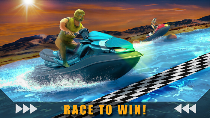 Jet Ski - Wave Rally Boat Game