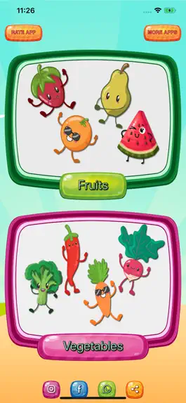 Game screenshot Fruits and Vegetables app apk