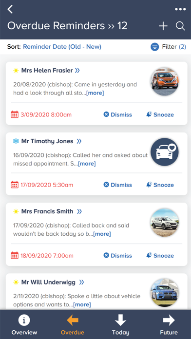 Dealer Prospects Screenshot