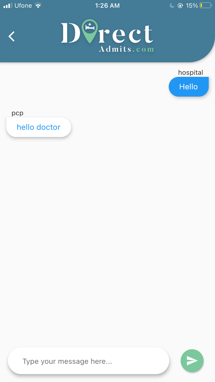 Direct Admit Hospitalist