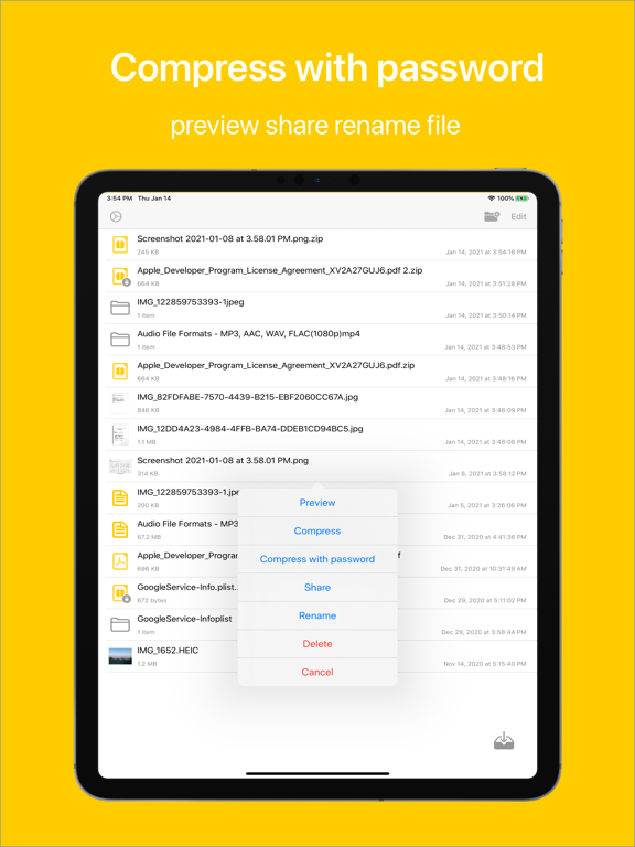 Screenshot #5 pour Zip & Unzip - fichier unrar