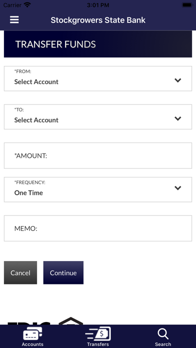 Stockgrowers State Bank Mobile Screenshot