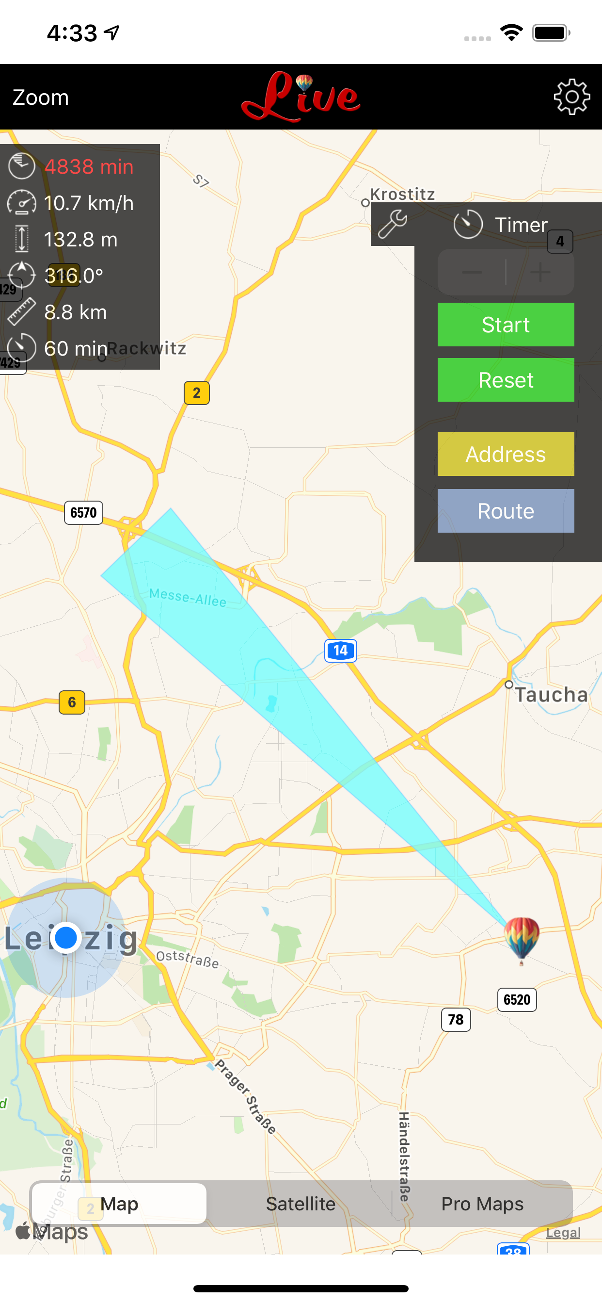 Balloon Map Chaser