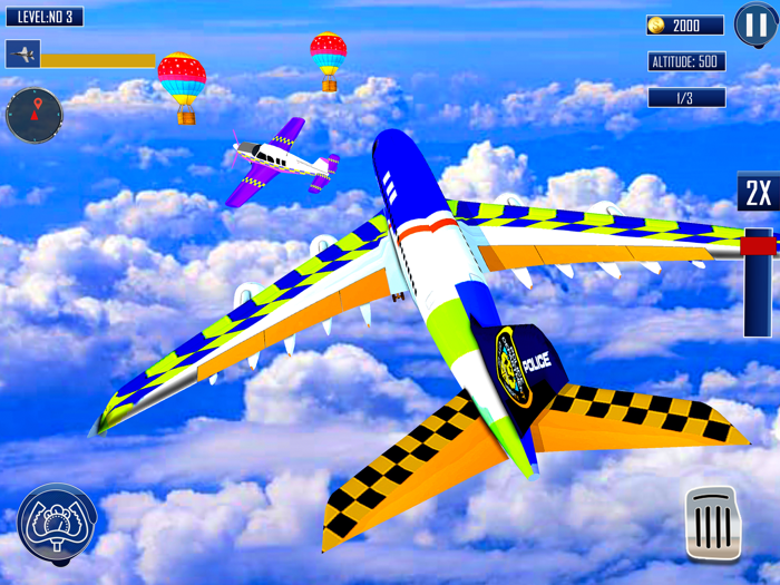 Robot Airplane Pilot Simulator