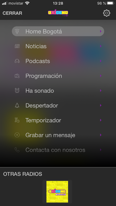 Oxígeno FM Radio Screenshot