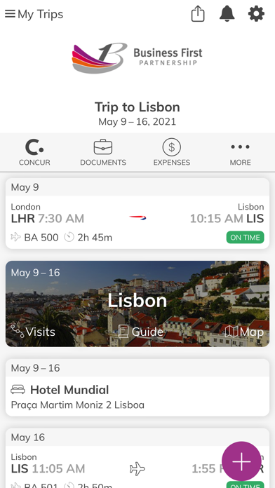 BFP Travel Screenshot