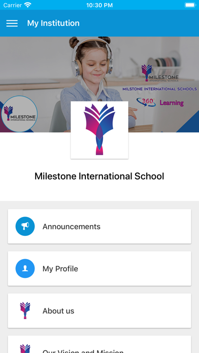 Milestone Schools Screenshot