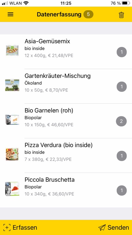 Ökofrost Produkt Scanner