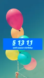 birthday countdown ‎ iphone screenshot 3