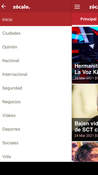 zócalo. Screenshot