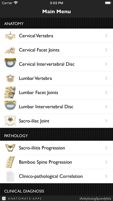 Screenshot #2 pour iAnkylosingSpondylitis Pro