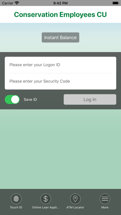 Conservation Employees' CU Screenshot