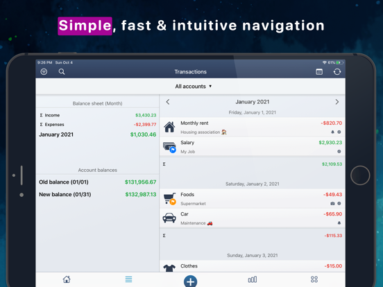 Screenshot #4 for MoneyStats - Budget Planner