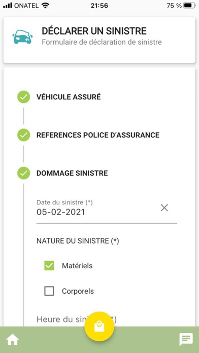 Générale des assurances Screenshot