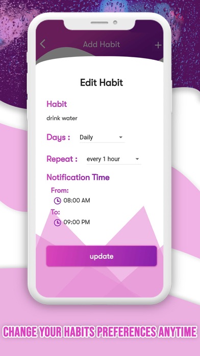 Todo list - Habit Reminder Screenshot