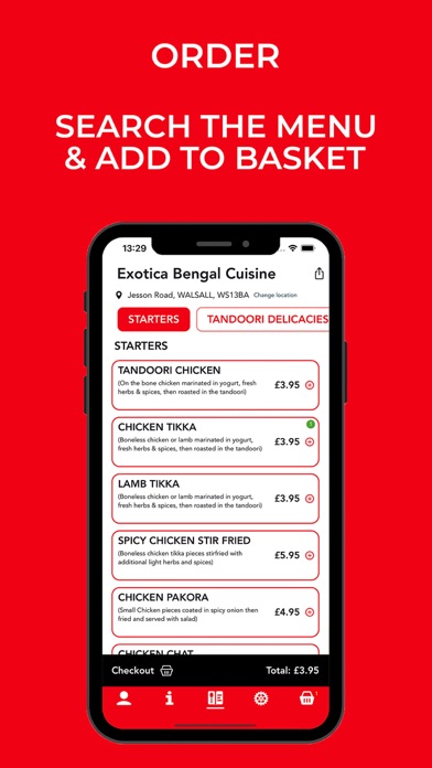 Exotica Bengal Cuisine Screenshot