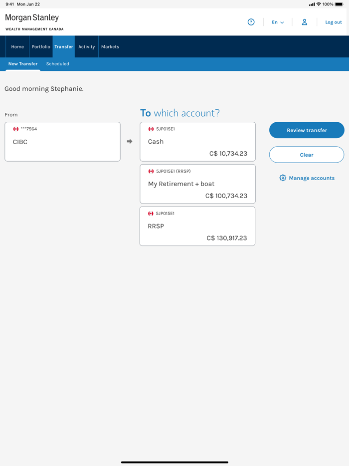 Morgan Stanley Wealth Canada
