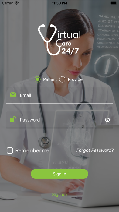 Virtual Care 24/7 Screenshot