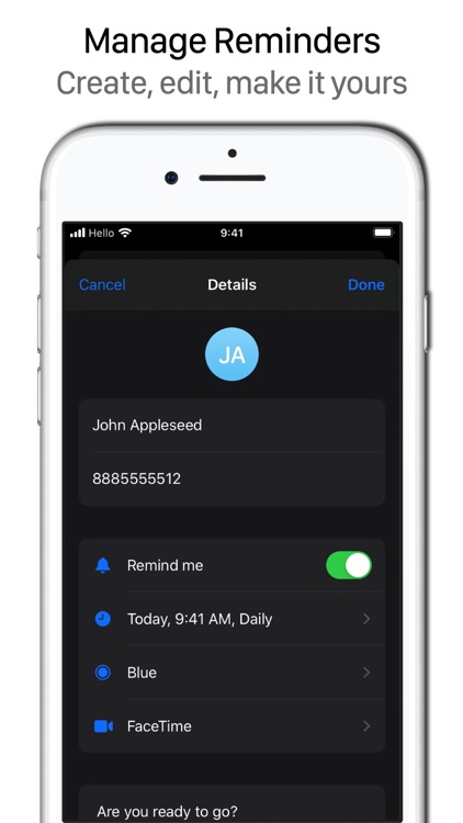 Hello - A phone call scheduler screenshot-3