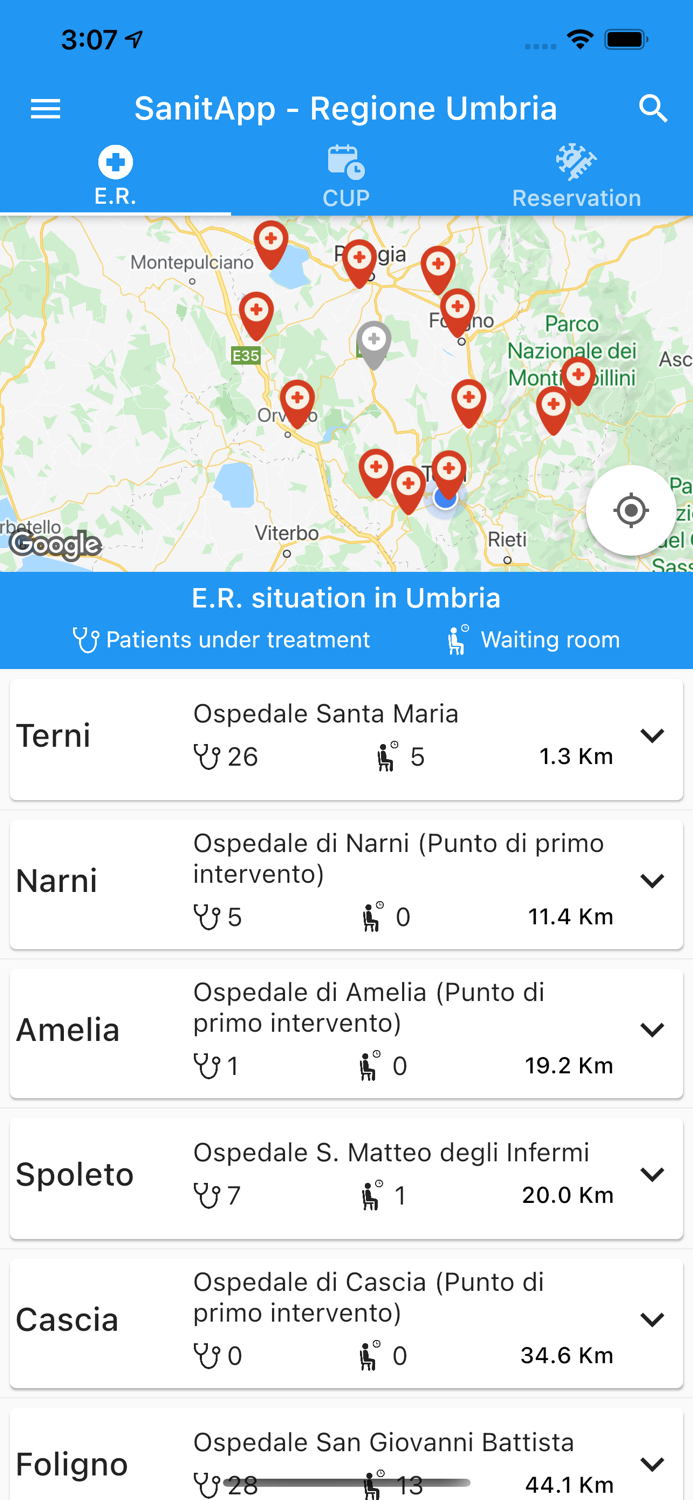 SanitApp - Regione Umbria