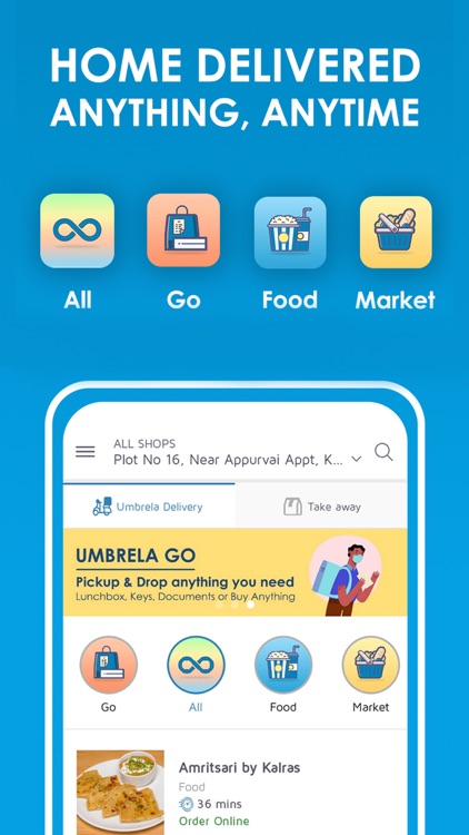 Umbrela Delivery App