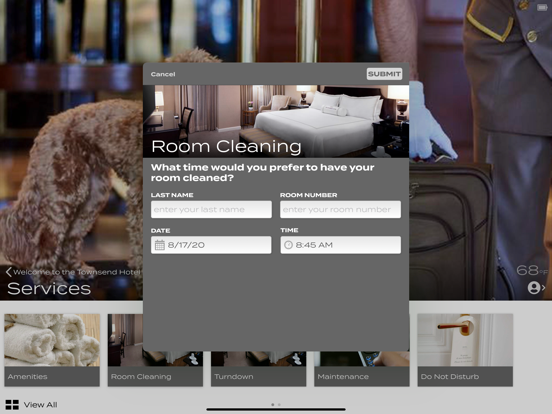 The Townsend Hotel iPad screenshot 4 - Travel app
