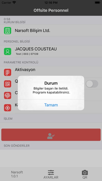 Offsite Personnel App screenshot-4