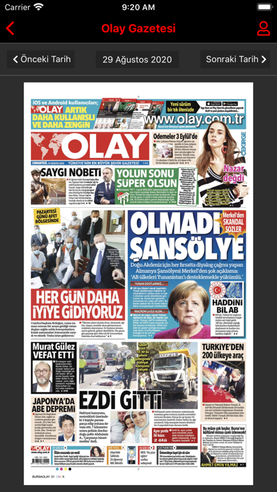 Olay E-Gazete Screenshot