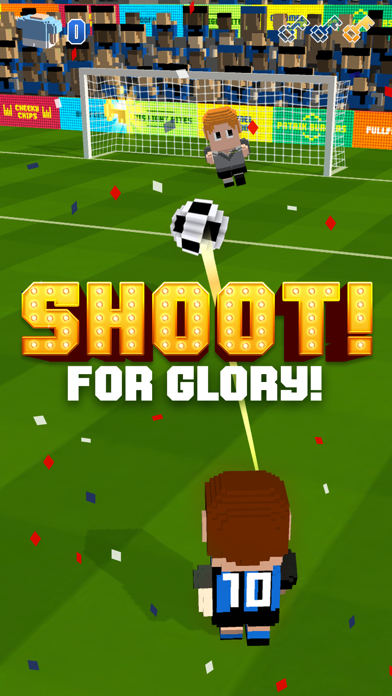 Blocky Soccer - Endless Arcade Runner Screenshot 3