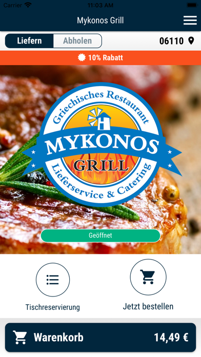 Mykonos Grill Screenshot