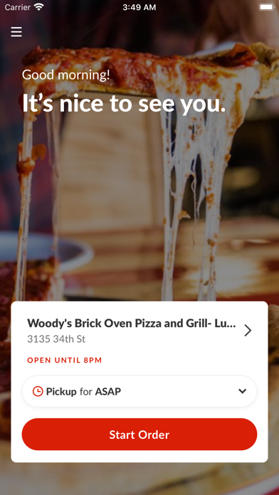 Woody's Pizza & Grill Screenshot