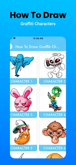 Game screenshot Learn to Draw Graffiti mod apk