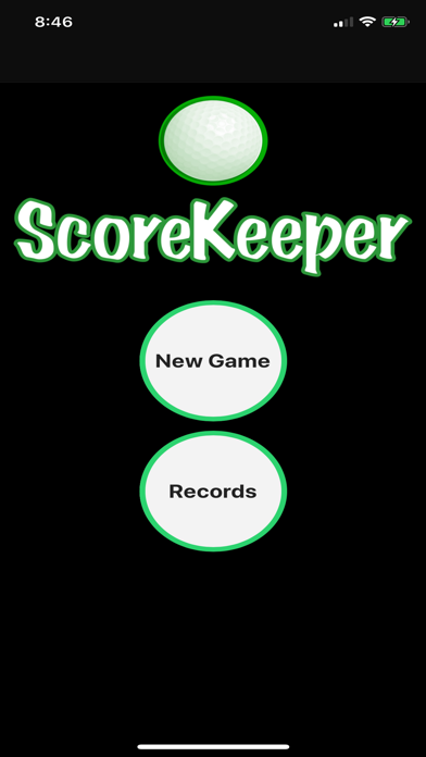 ScoreKeeper Golf Screenshot