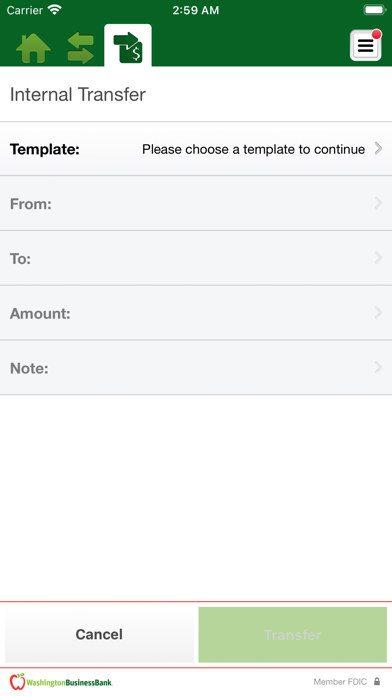 WaBizBank Merchant Screenshot