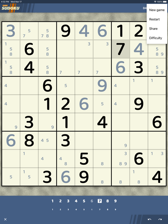 Screenshot #5 pour Kaiden Sudoku