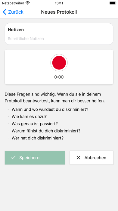 AnDi – Anti-Discrimination App Screenshot