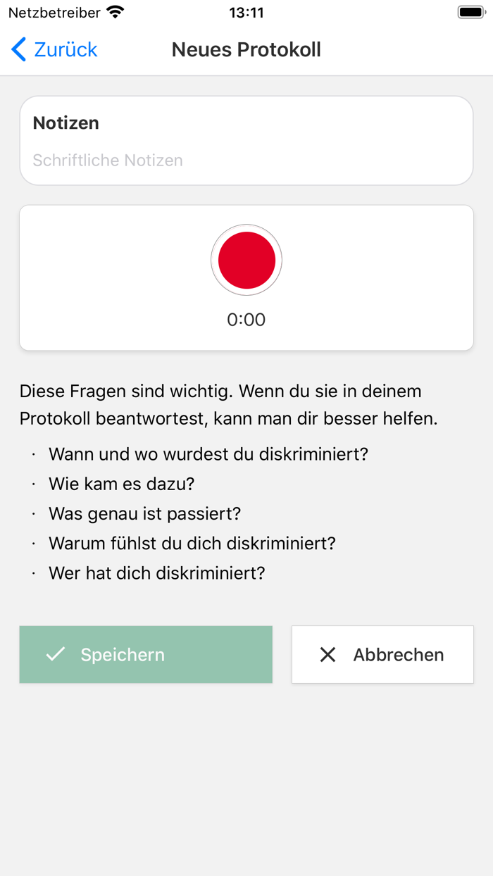 AnDi – Anti-Discrimination App