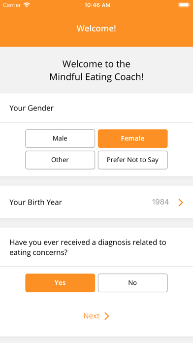 The Mindful Eating Coach Screenshot
