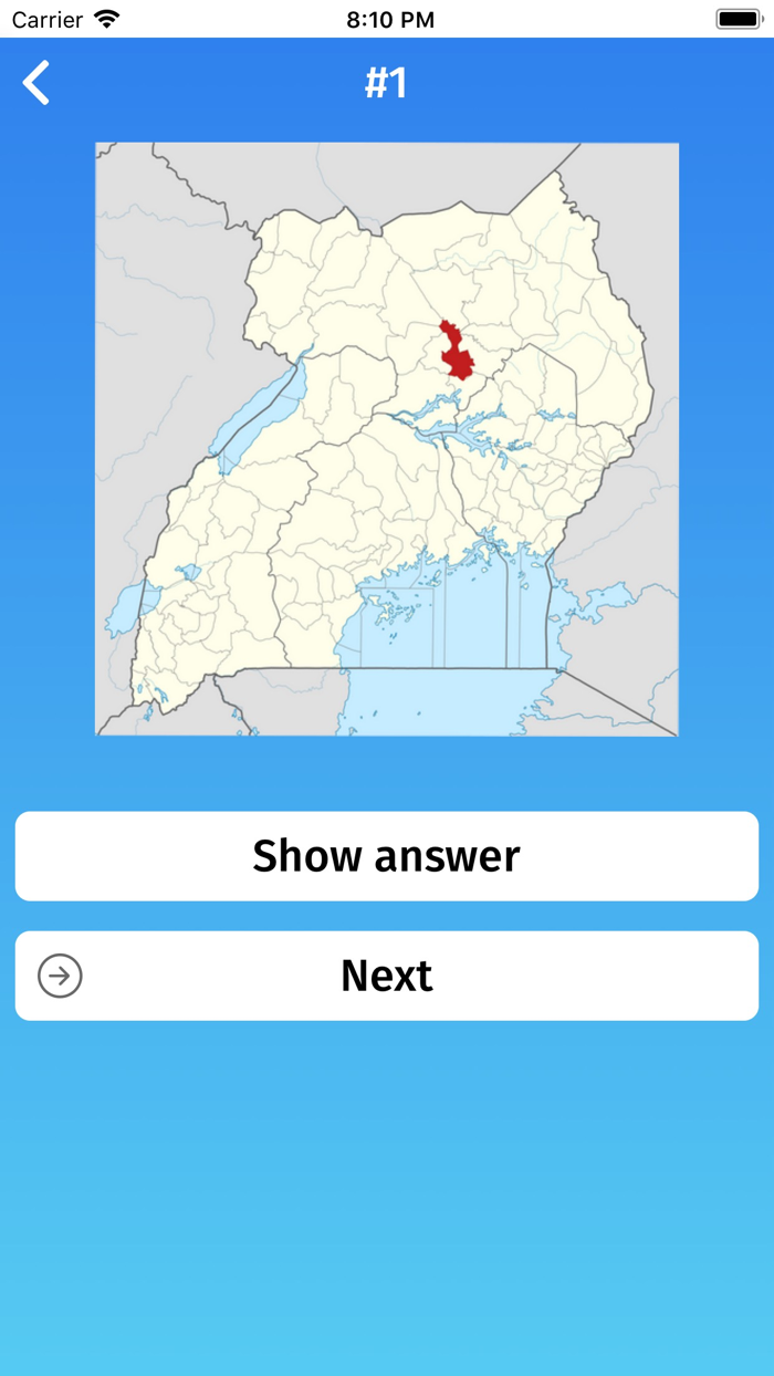 Uganda Provinces Quiz Game