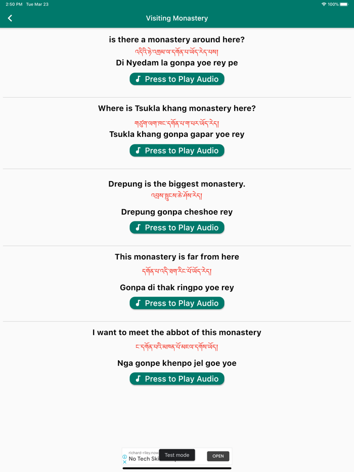 Speak Tibetan with Audio