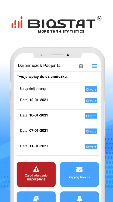 Dzienniczek Pacjenta Screenshot