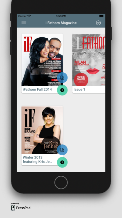Screenshot #1 pour I Fathom Magazine