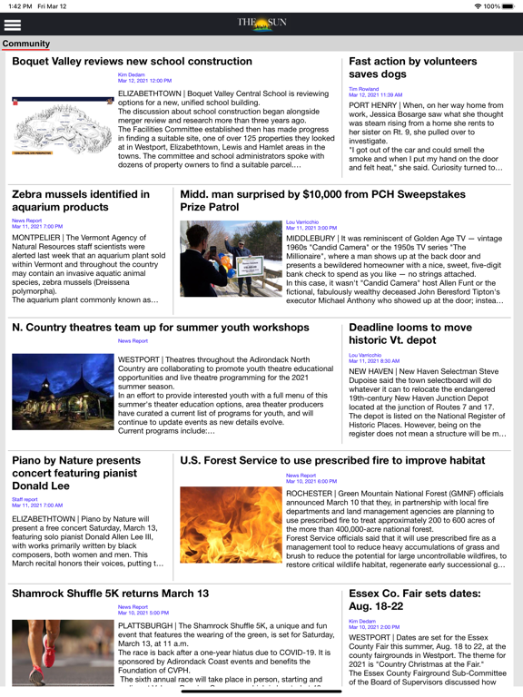 Screenshot #6 pour Sun Community News & Printing