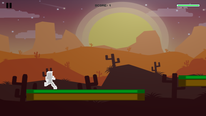 Survival Run in Desert