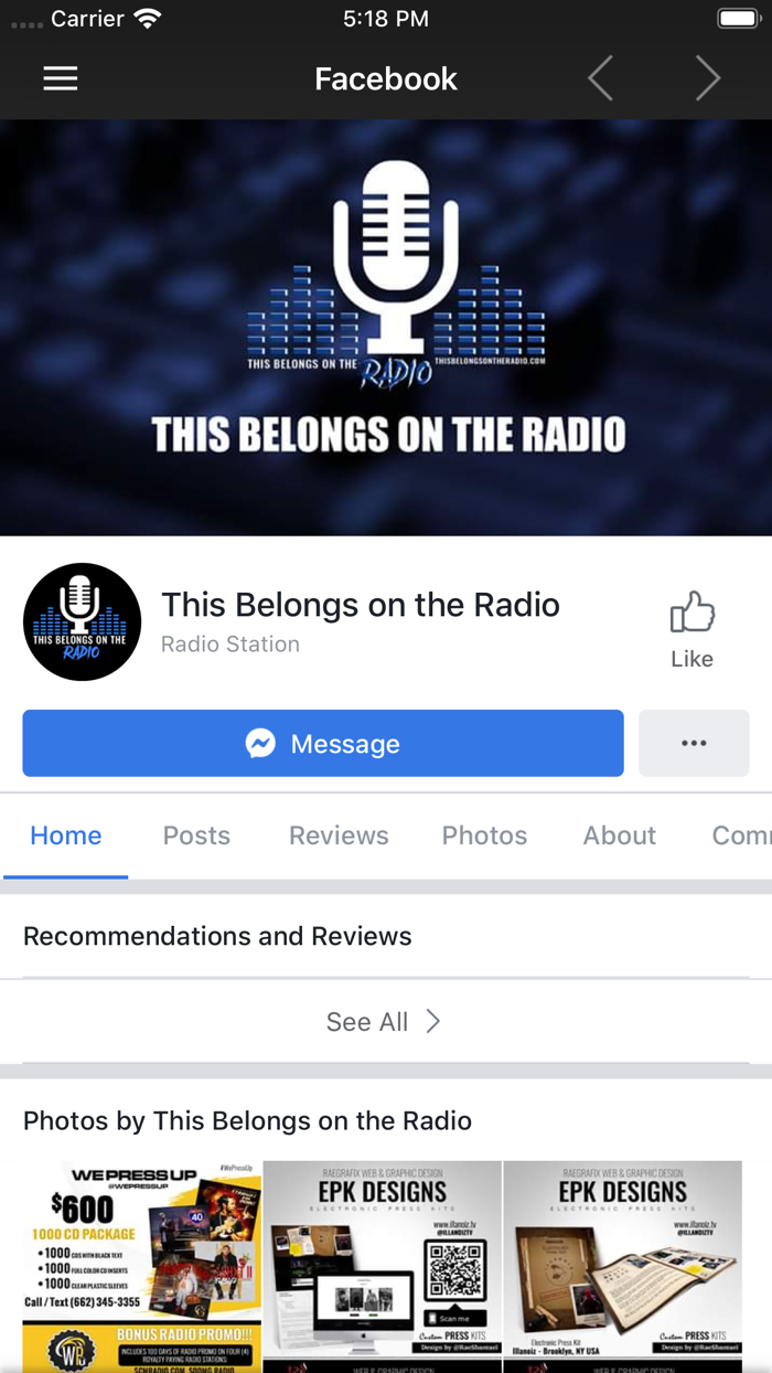 This Belongs on the Radio