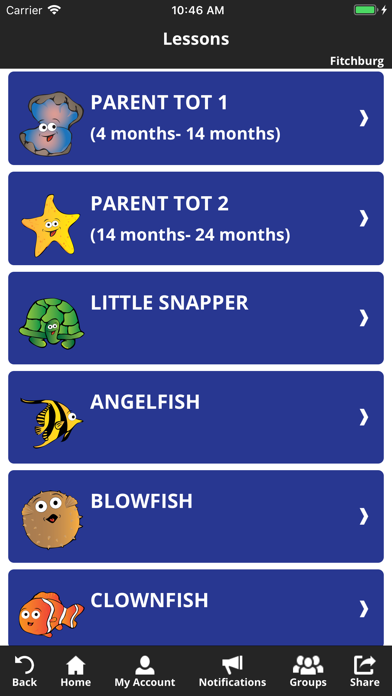 SwimWest Swim School Screenshot